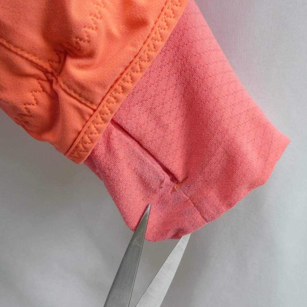 Lululemon Gather Me Slightly Jacket Neon Orange Zip Packable Hood Drawcord 2 - Picture 8 of 8